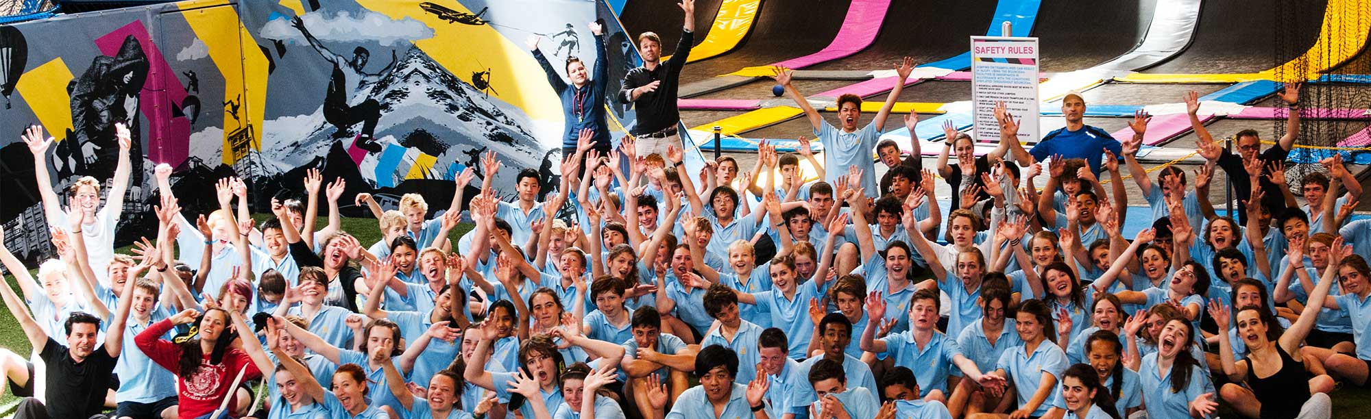 Photo of a school group